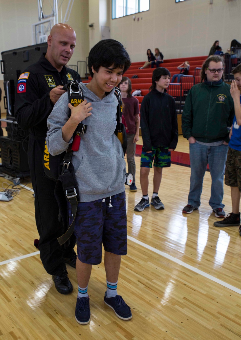 Greeting Golden Knights