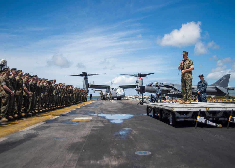 USS MAKIN ISLAND DEPLOYMENT