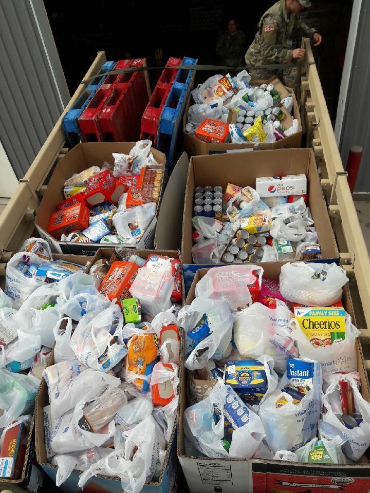 4615 pounds of food collected