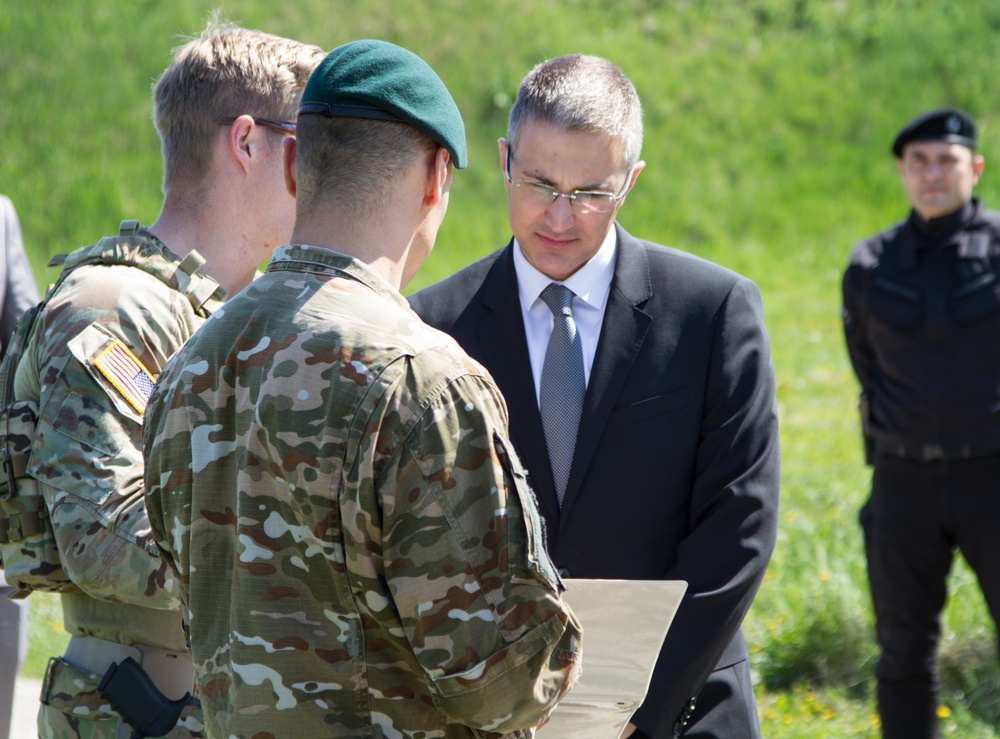 Green Berets train with Serbian Anti-Terrorism Unit