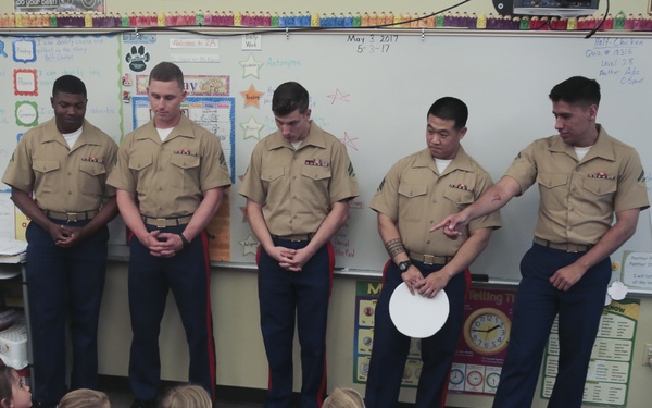 FW PEV: Marines Visit Mary Help of Christians Catholic School