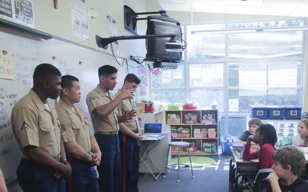 FW PEV: Marines Visit Mary Help of Christians Catholic School