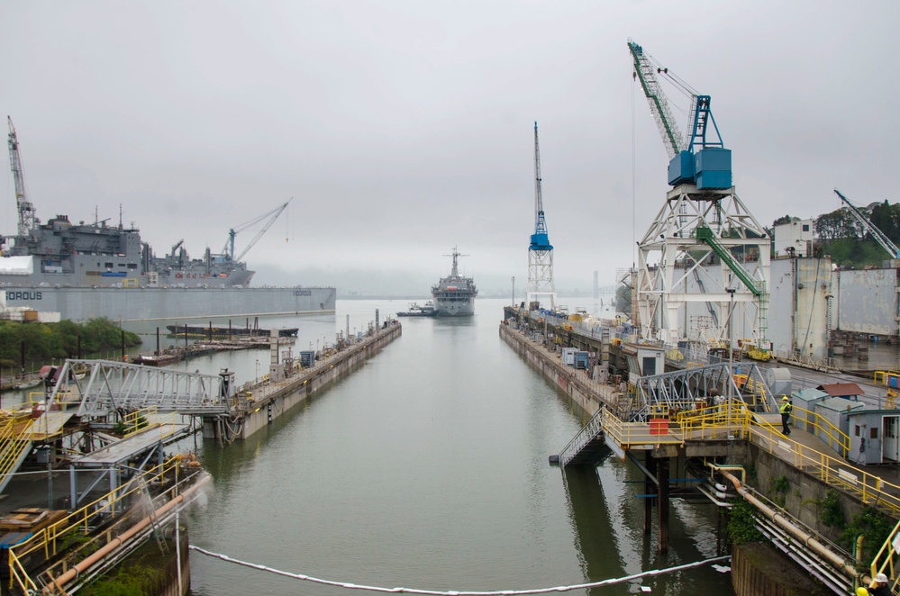 Heading to Dry-Dock