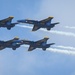 The Blue Angles fly in Fightertown