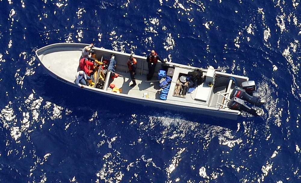 Coast Guard Cutter Dependable intercepts drug boat in Eastern Pacific Ocean