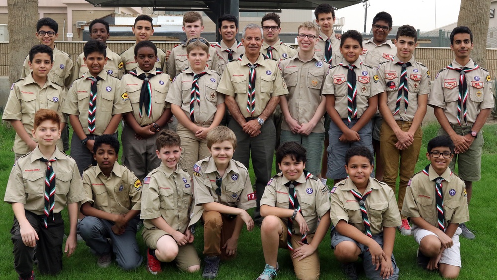 Boy Scouts earn merit badges with ASG-KU