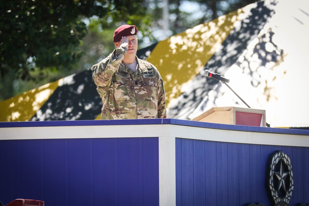 Salutes Squadron for the first time