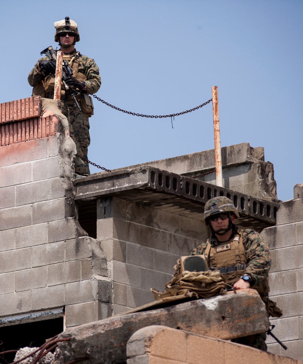 Taking it to the next level: Marines with SPMAGTF-SC continue to develop their skills.