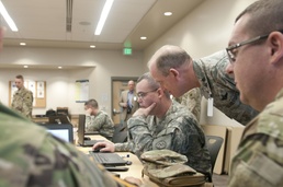 Distinguished visitors gather at Camp Williams for Cyber Shield 17