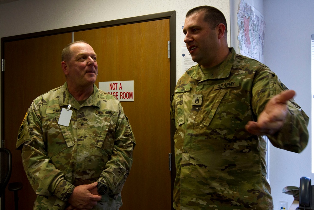 Maryland Guard leaders visit Cyber Shield 17