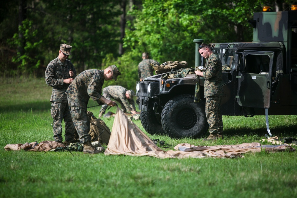 MWSS-274 Moter Transport Company Field Exercise