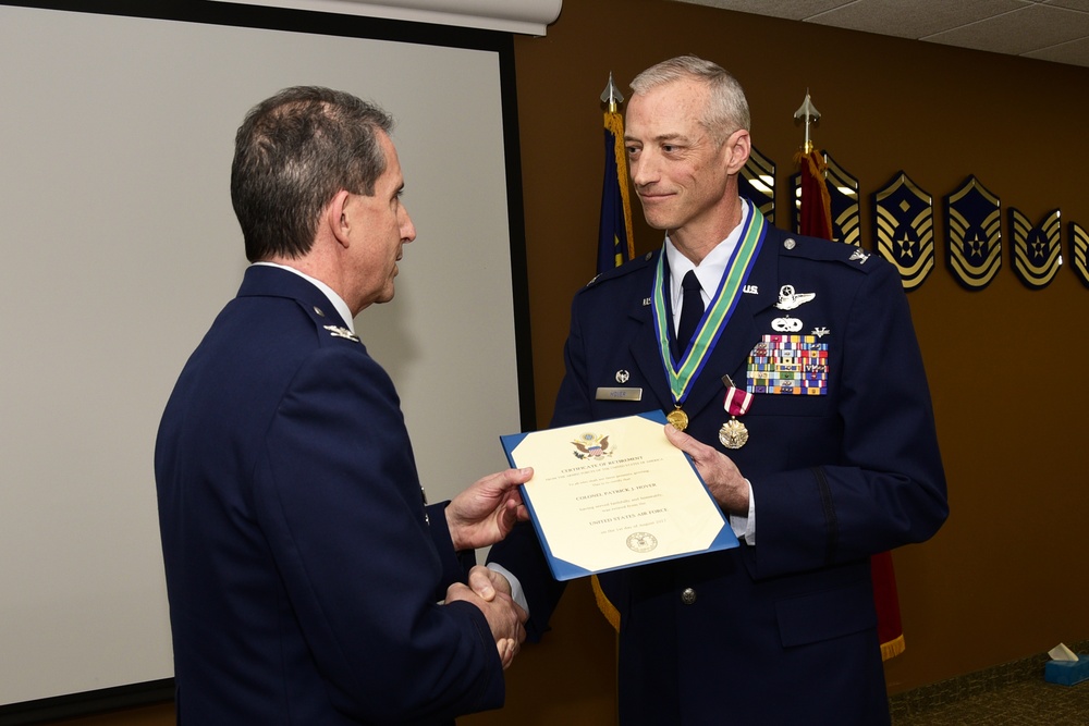 Guard commander completes 31 years of service.