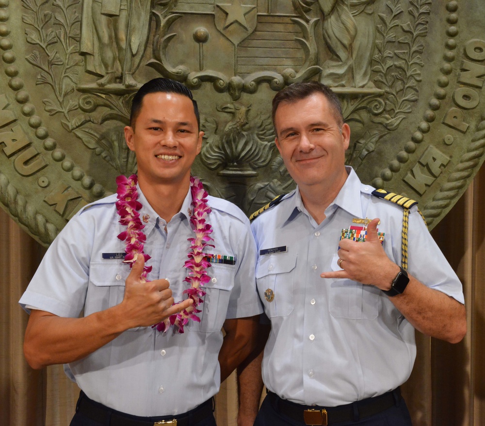 Coast Guard member recognized for community service contributions