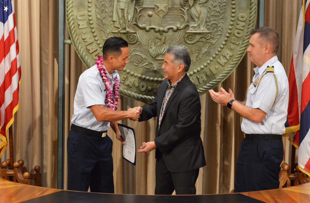 Coast Guard member recognized for community service contributions