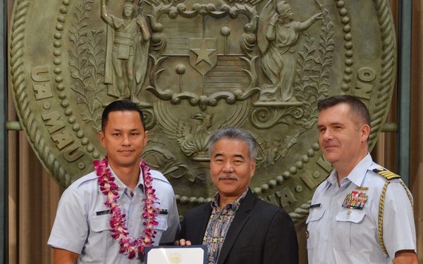 Coast Guard member recognized for community service contributions