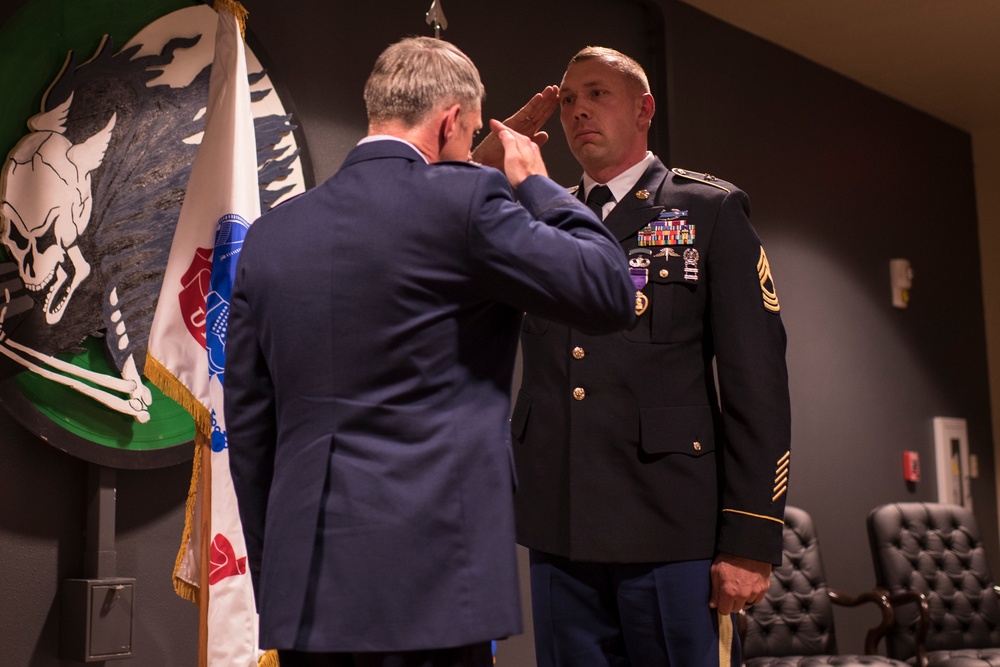 Green Beret Receives Purple Heart