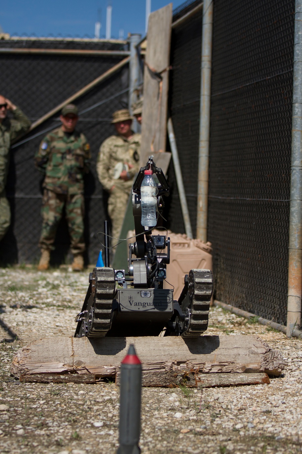 Multinational Teams Pilot TALON Robot During Competition