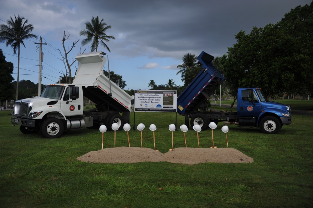 Fort Buchanan Holds Child Development Center Groundbreaking ceremony