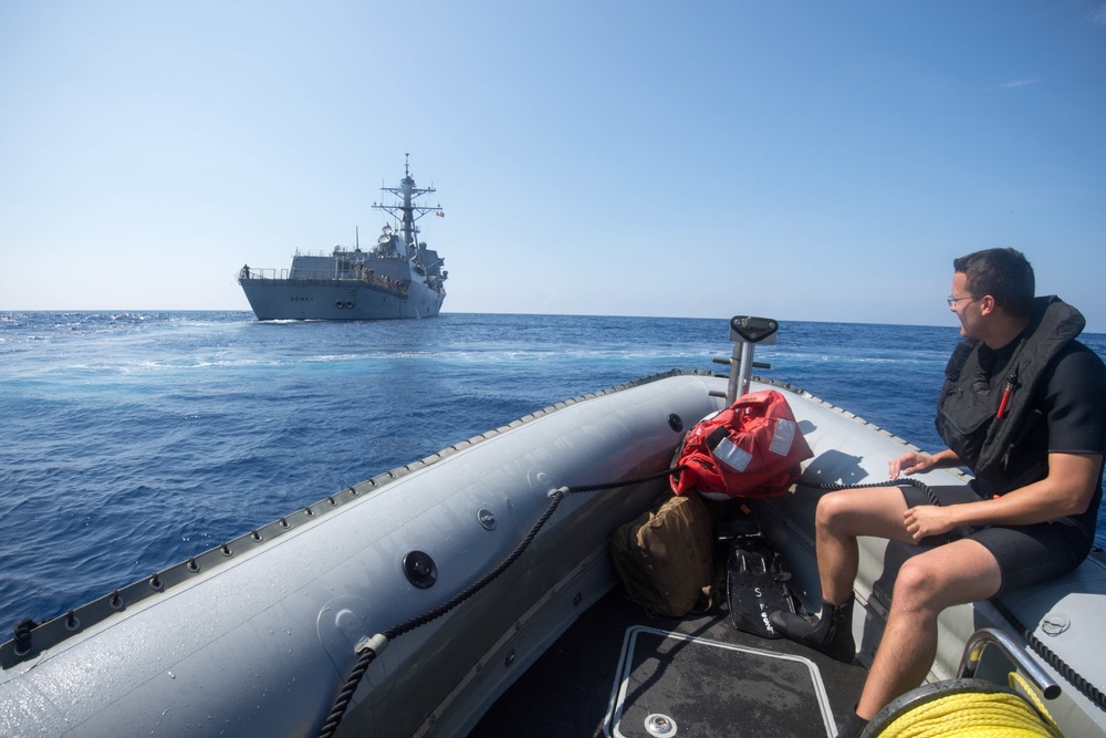 Dewey Performs RHIB Operations