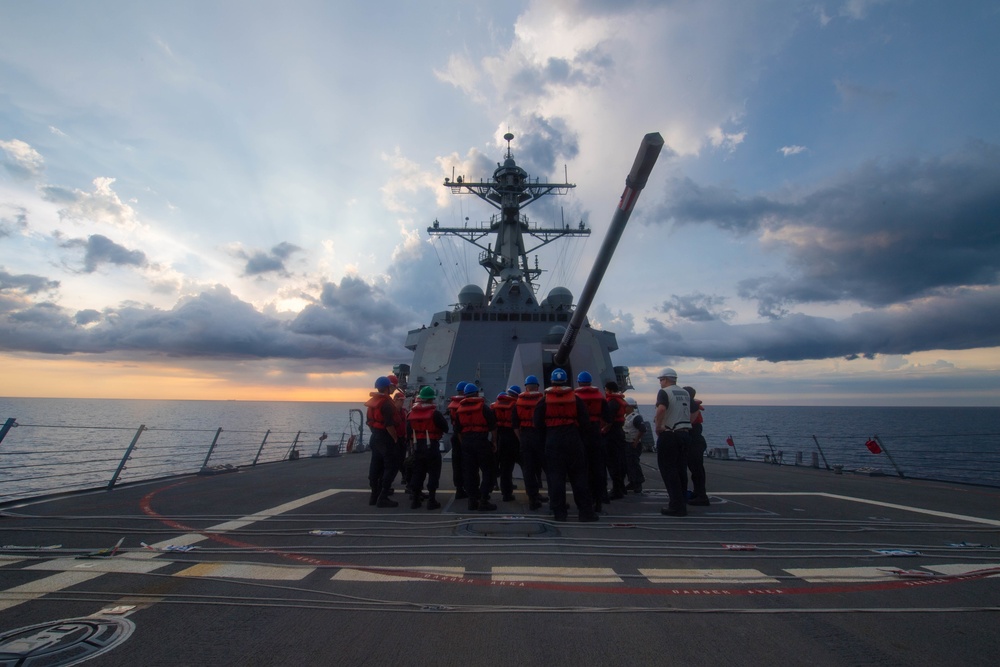 Dewey Conducts Replenishment-at-Sea