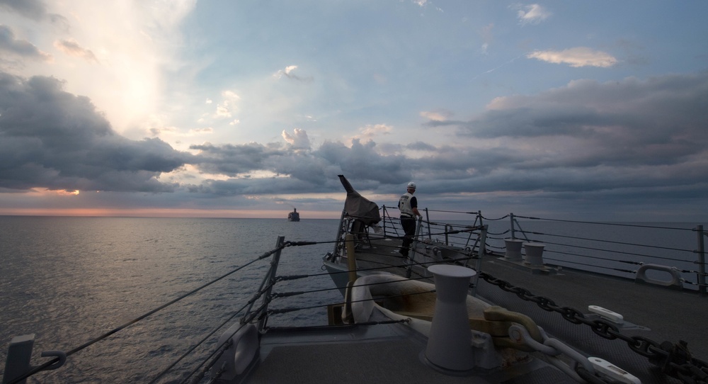 Dewey Conducts Replenishment-at-Sea