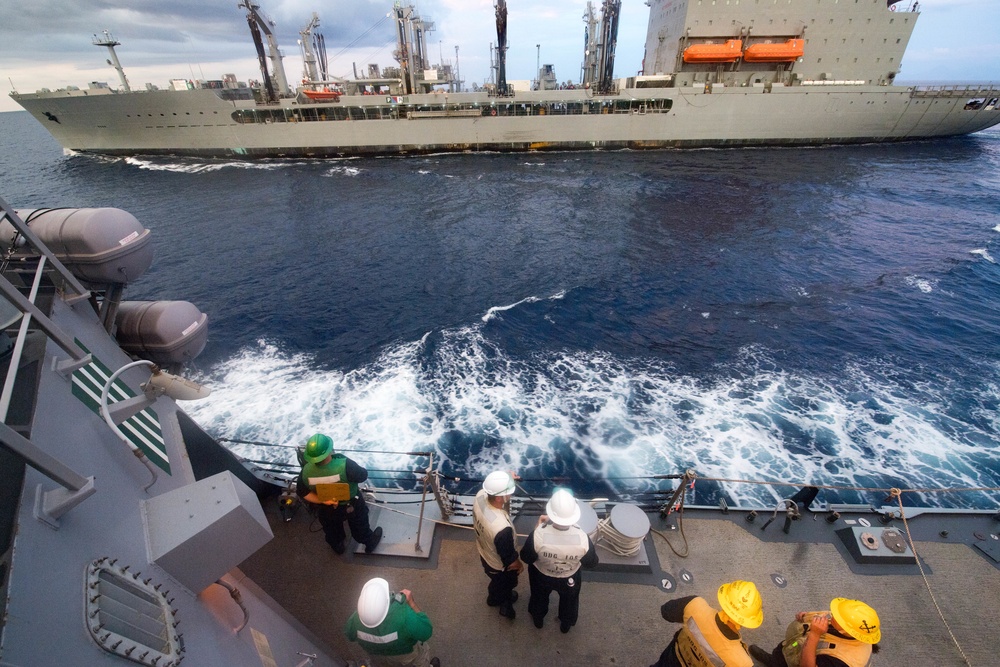 Dewey Conducts Replenishment-at-Sea