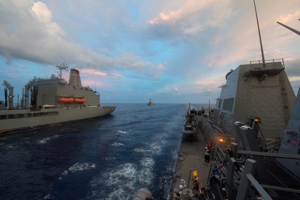 Dewey Conducts Replenishment-at-Sea