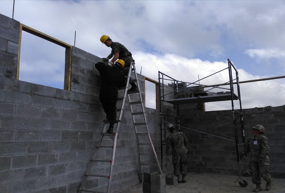 Seabees Collaborate with Romanians in Operations and Storage Building Construction