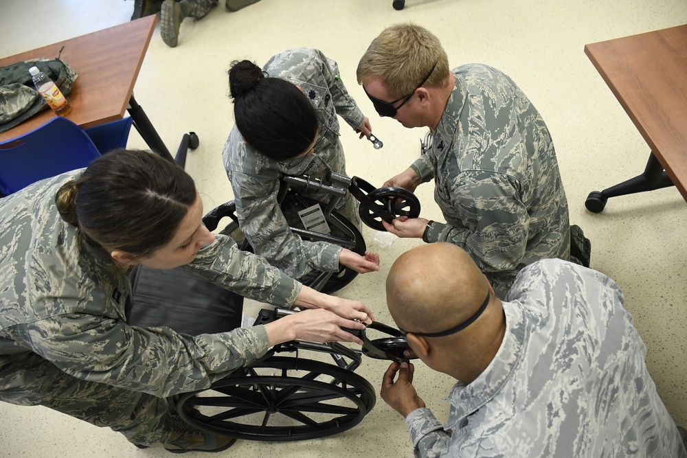 The 110th builds wheelchairs for veterans in Michigan