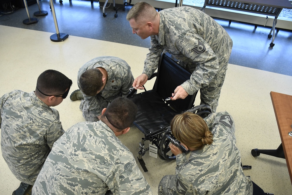 The 110th builds wheelchairs for veterans in Michigan