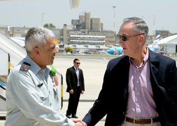 CJCS Dunford arriving in Israel