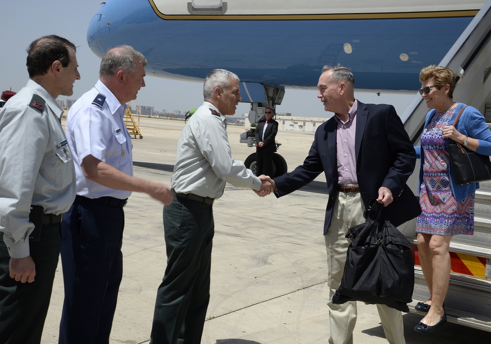 CJCS Dunford arriving in Israel