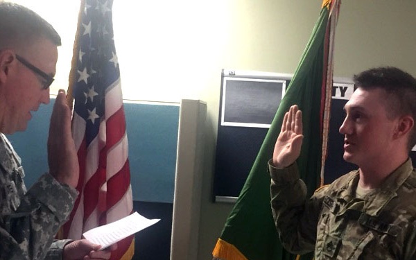 Michigan National Guard Reenlistment