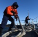 Coast Guard Cutter Swordfish crew underway in Strait of Juan de Fuca, Wash.