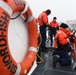 Coast Guard Cutter Swordfish crew underway in Strait of Juan de Fuca, Wash.