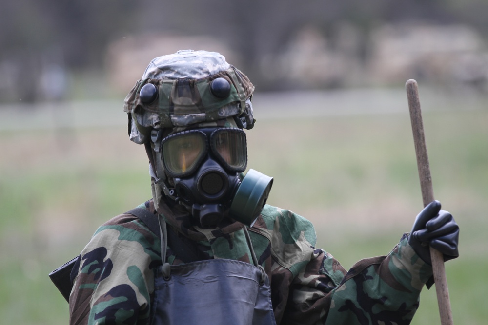 Soldiers Refresh on Reacting to Contact, Protecting Against Chemical Attacks