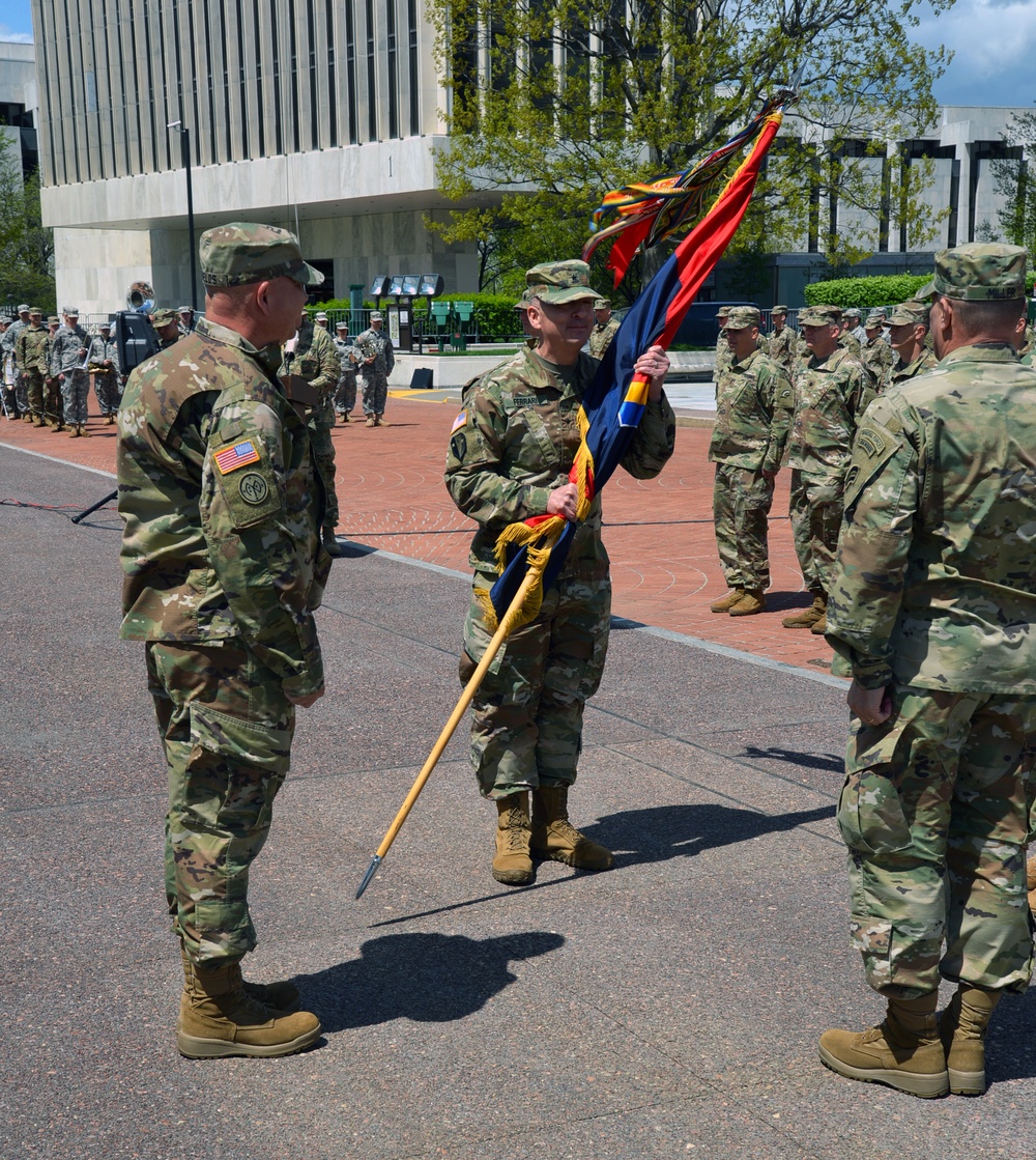 42nd Infanty Division Changes Command