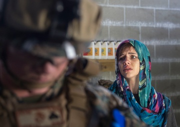 MOUT town mayhem: Marines practice life-saving skills during Squad Overmatch