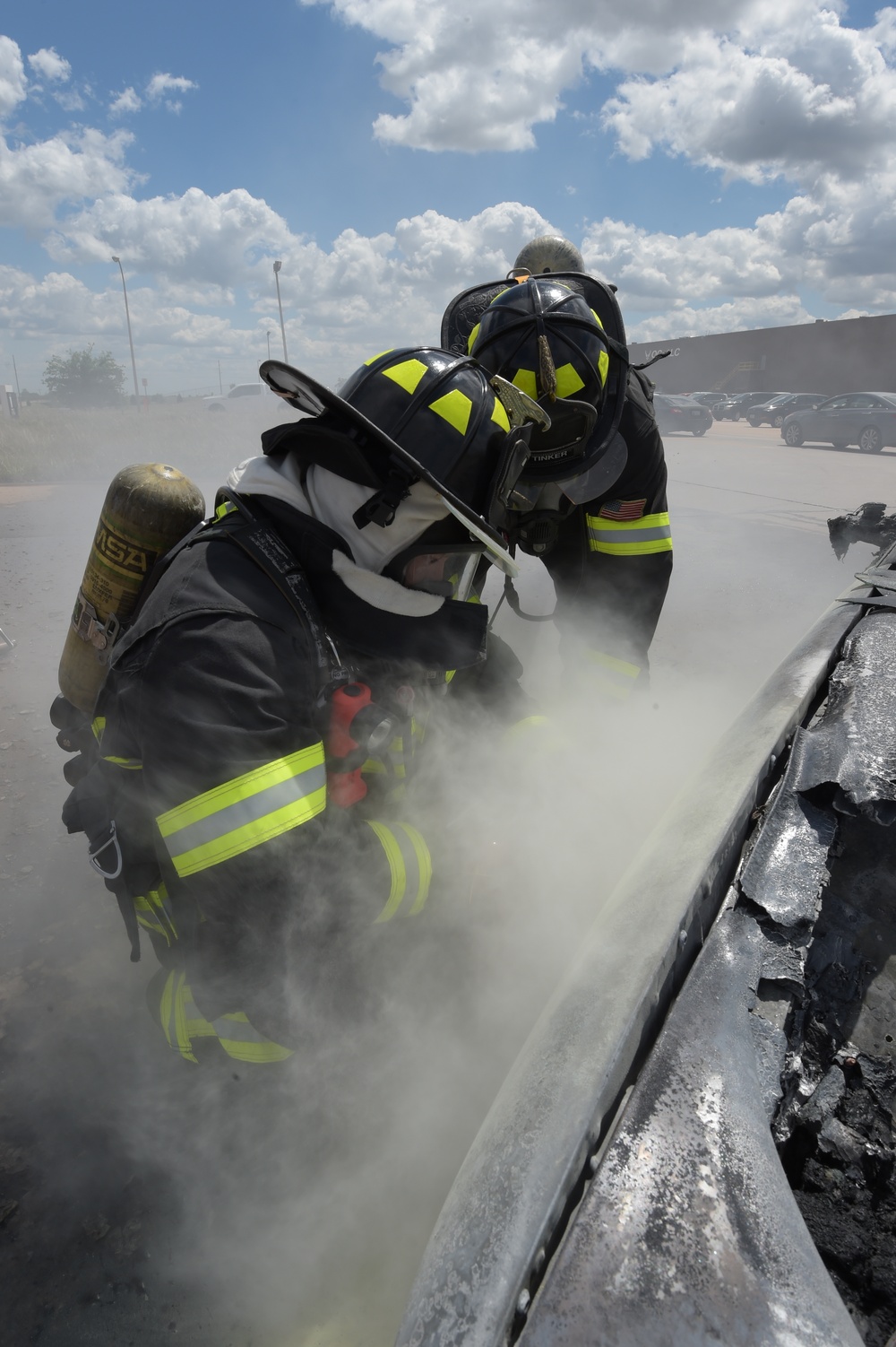 Spot news: vehicle fire