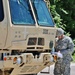 Soldiers conduct vehicle inspections