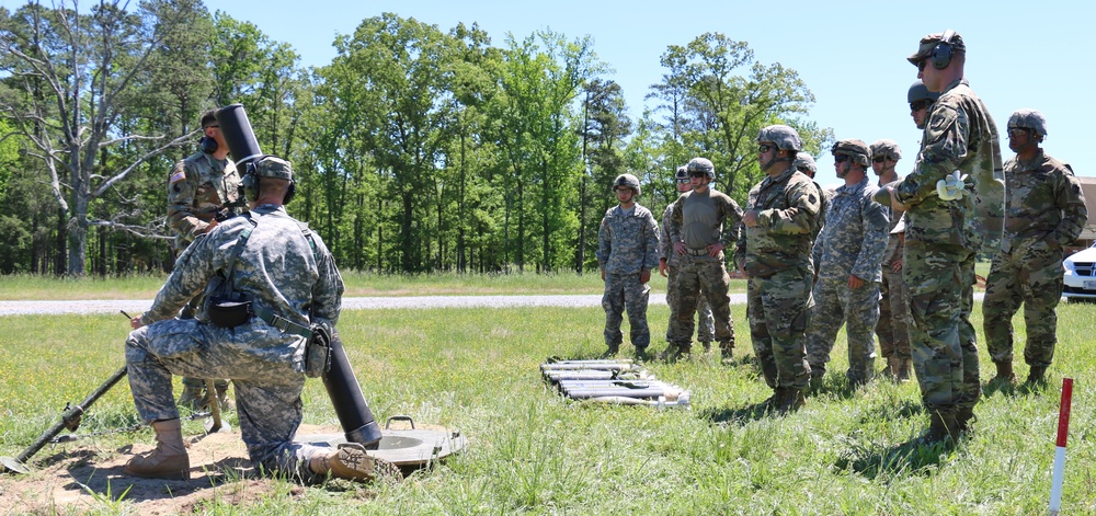 Combined exercise trains call for fire, indirect fire