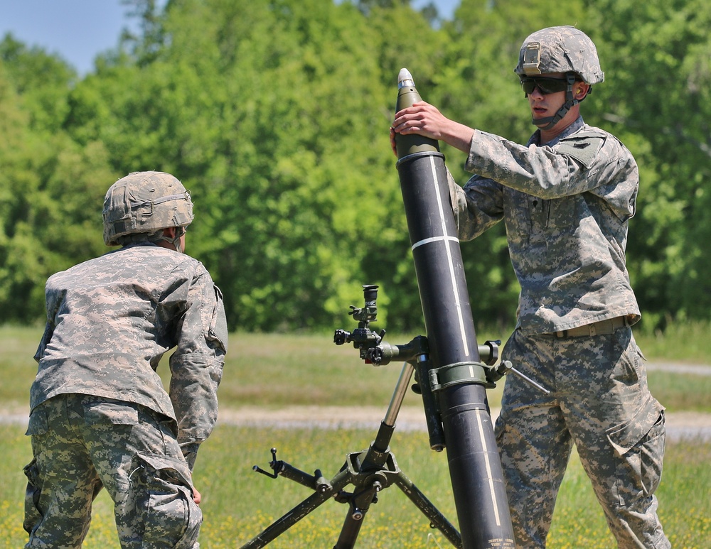 Combined exercise trains call for fire, indirect fire