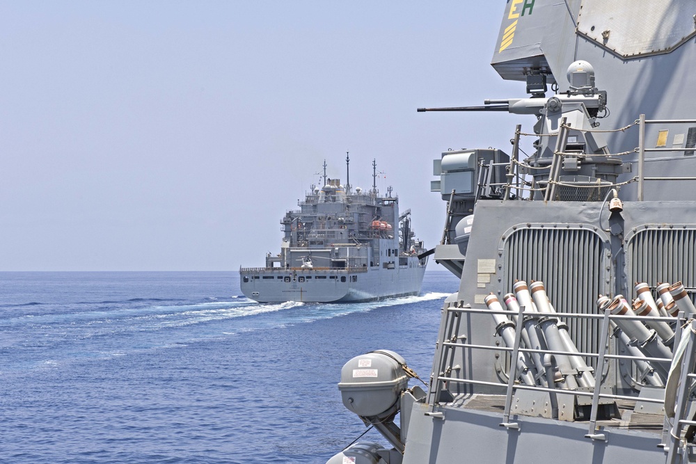 Truxtun is deployed to the U.S. 5th Fleet area of operations in support of maritime security operations designed to reassure allies and partners and preserve the freedom of navigation and the free flow of commerce in the region.