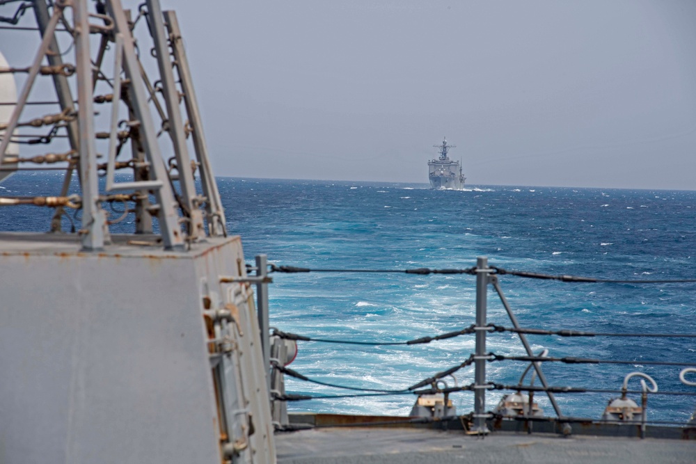 Truxtun is deployed to the U.S. 5th Fleet area of operations in support of maritime security operations designed to reassure allies and partners and preserve the freedom of navigation and the free flow of commerce in the region.