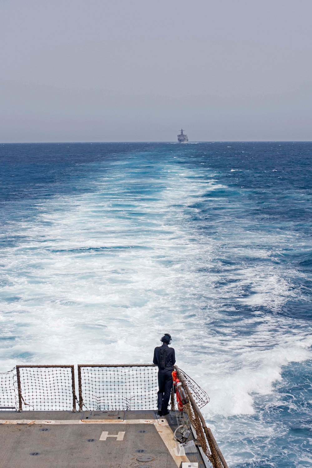 Truxtun is deployed to the U.S. 5th Fleet area of operations in support of maritime security operations designed to reassure allies and partners and preserve the freedom of navigation and the free flow of commerce in the region.