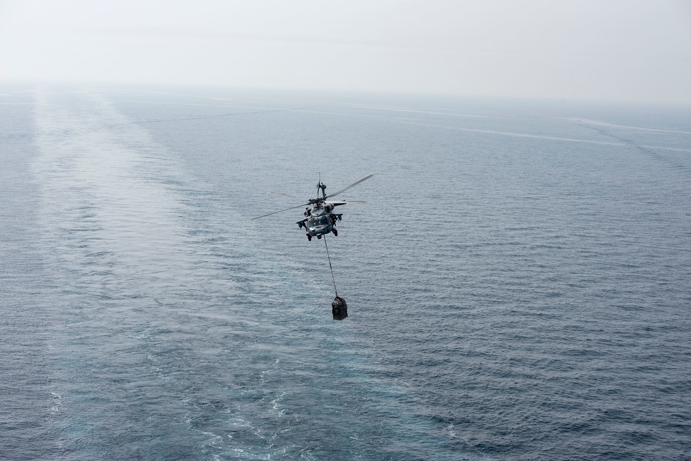 GHWB is the flagship of Carrier Strike Group (CSG) 2, which is comprised of the staff of CSG-2; GHWB; the nine squadrons and staff of Carrier Air Wing (CVW) 8; Destroyer Squadron (DESRON) 22 staff and guided-missile destroyers USS Laboon (DDG 58) and USS