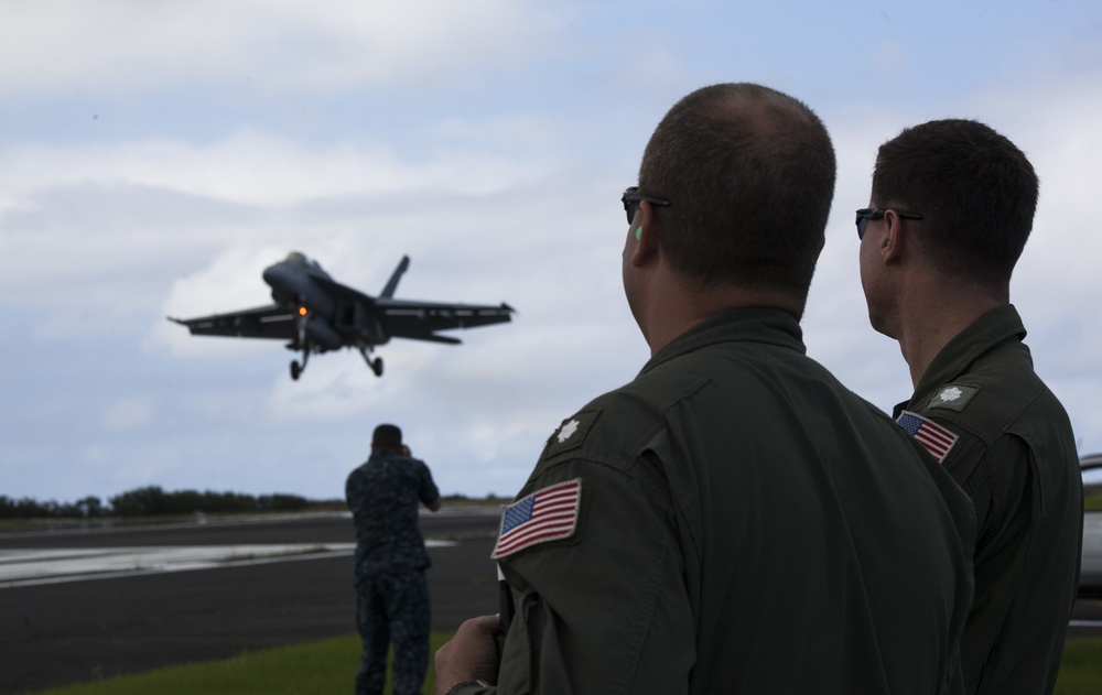 Field Carrier landing practice