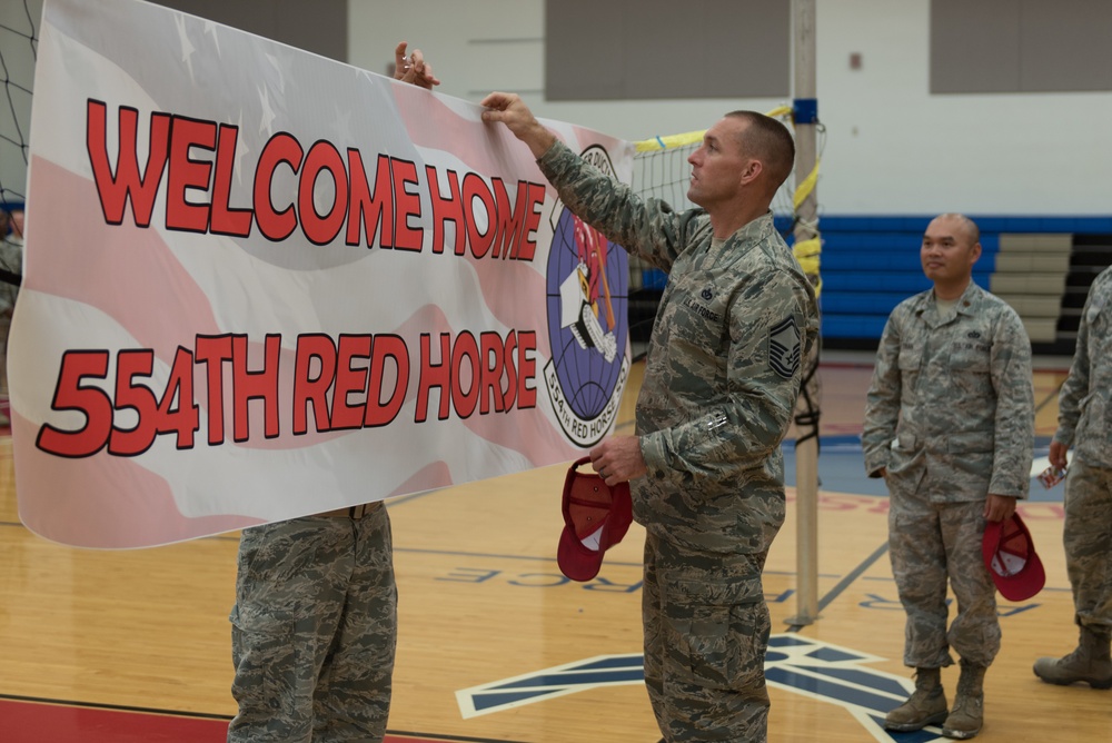 554th RED HORSE homecoming