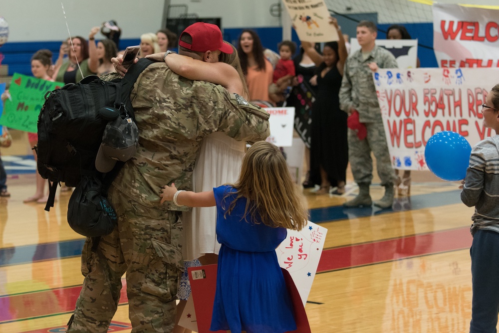 554th RED HORSE homecoming