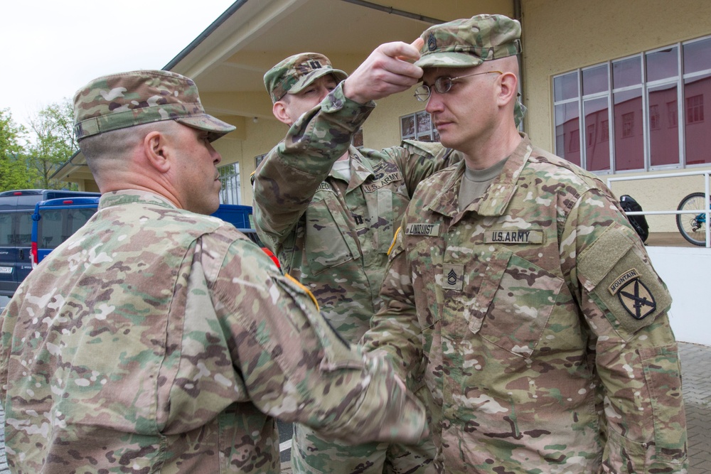 10th Combat Aviation Brigade promotes network defender to senior non-comissioned officer